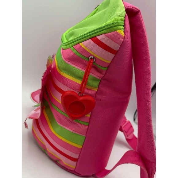 Sunny Patch Butterfly Mini Backpack Pink Green Striped Girls School Bag - Picture 6 of 8